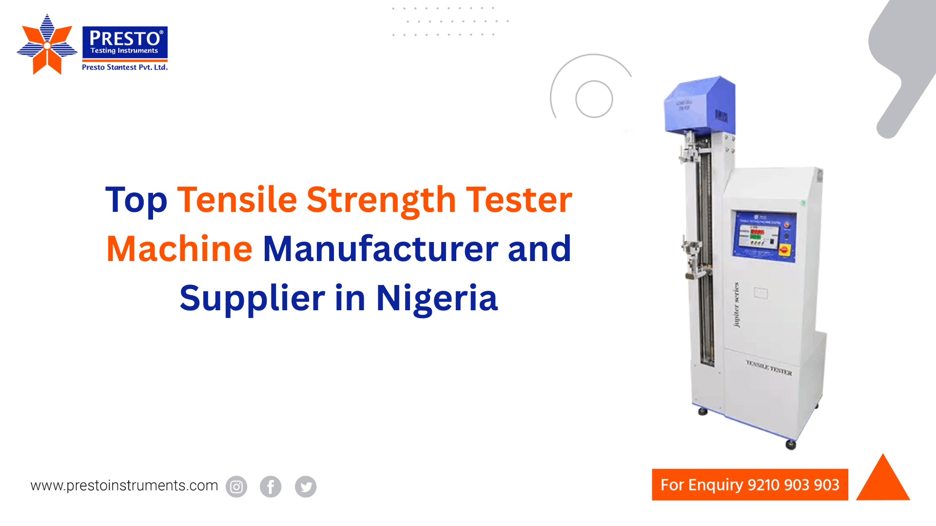 Top Tensile Strength Tester Machine Manufacturer and Supplier in Nigeria