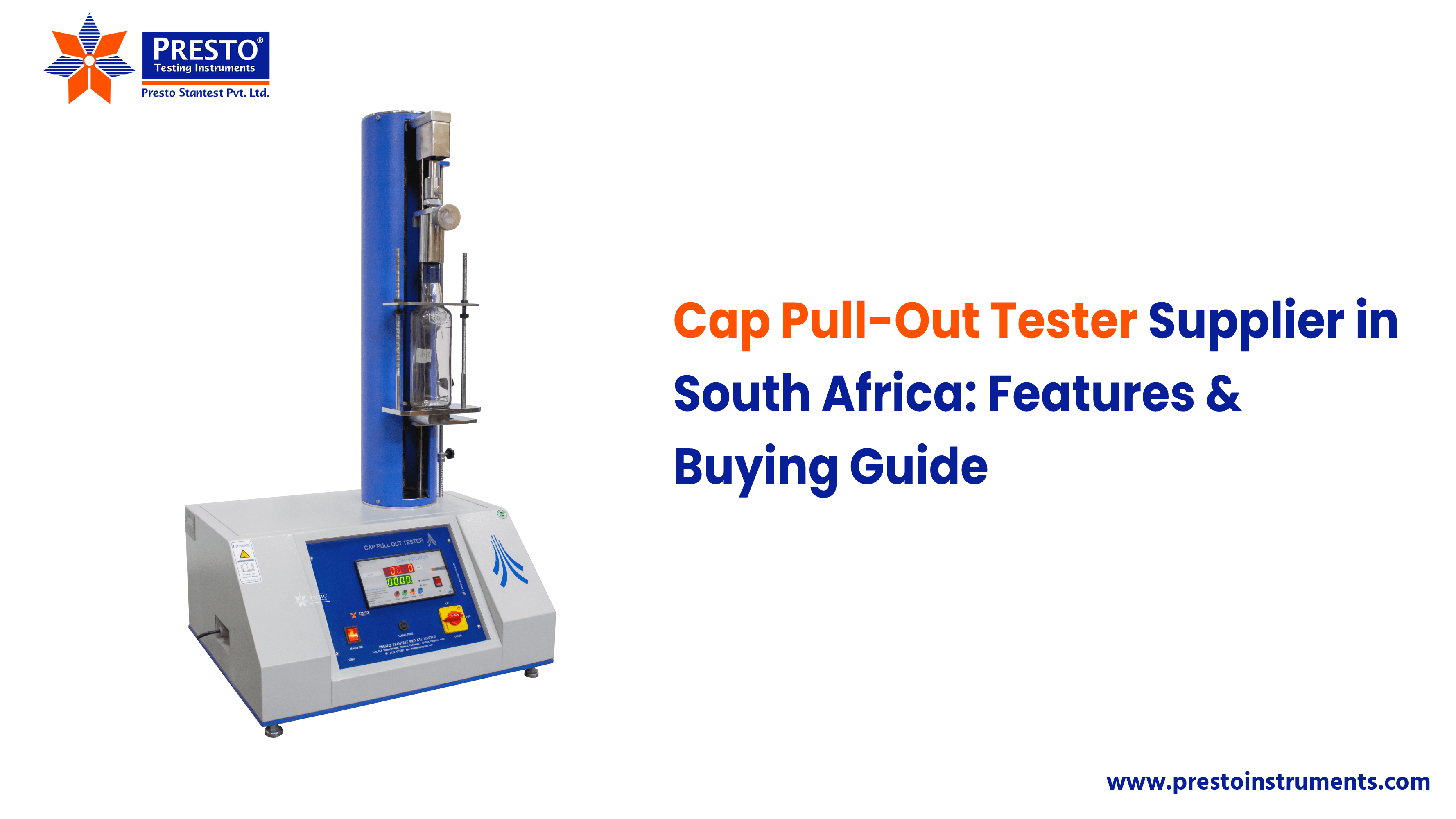 Cap Pull-Out Tester Supplier in South Africa: Features & Buying Guide