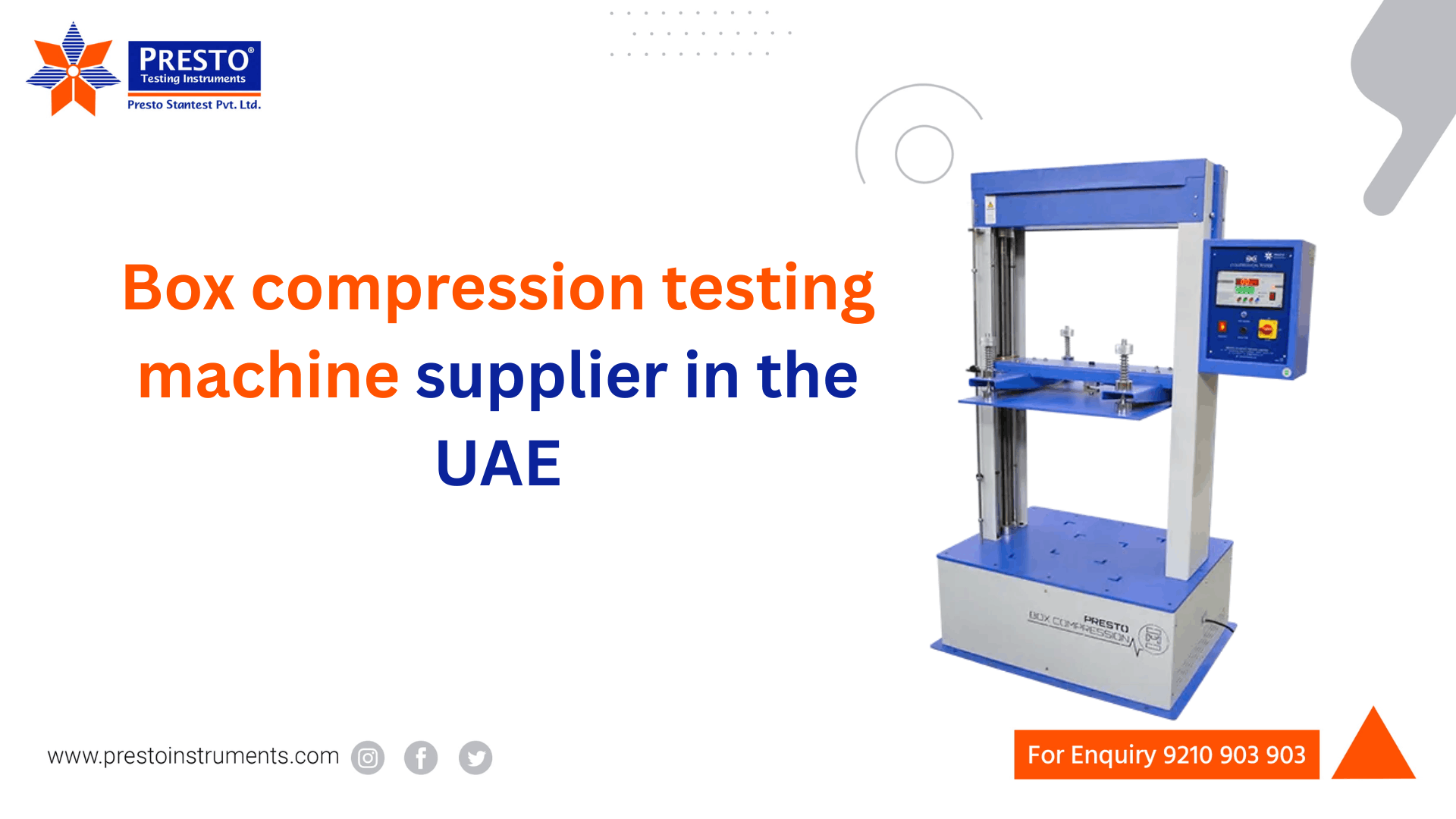 Box compression testing machine supplier in the UAE
