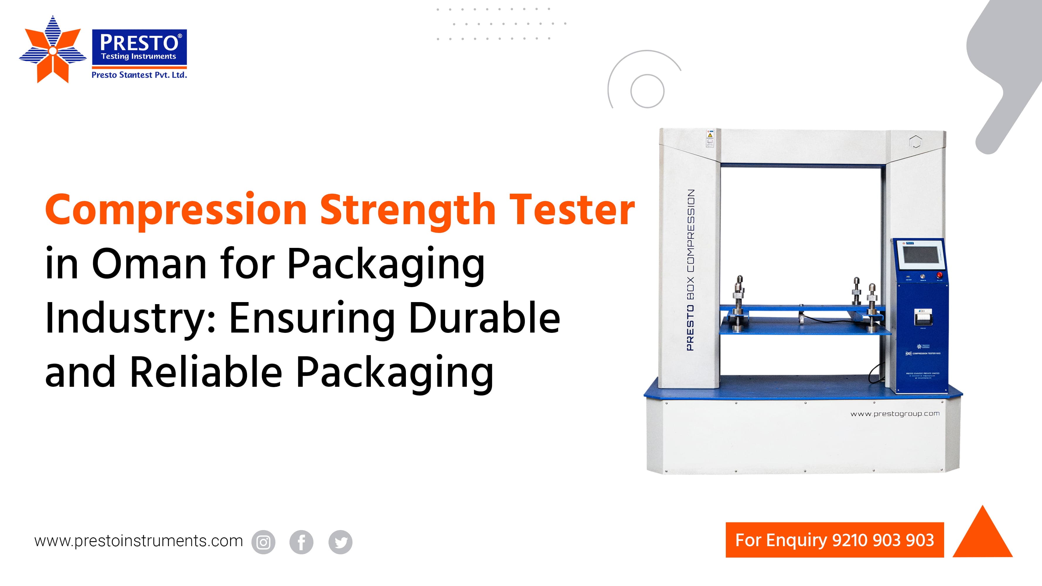 Compression Strength Tester Supplier in Oman for Packaging Industry