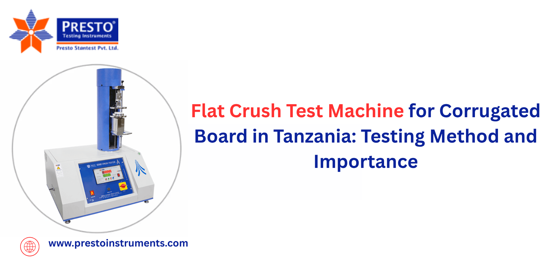 Flat Crush Test Machine Supplier for Corrugated Board in Tanzania