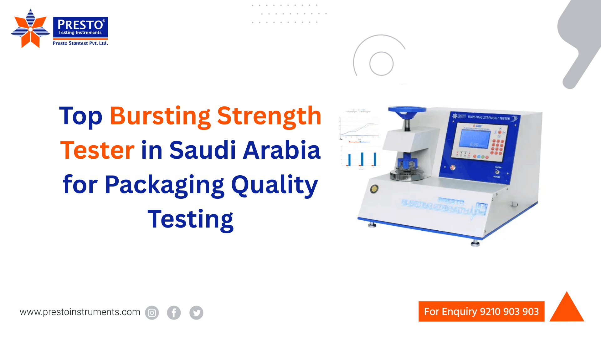 Top Bursting Strength Tester in Saudi Arabia for Packaging Quality Testing