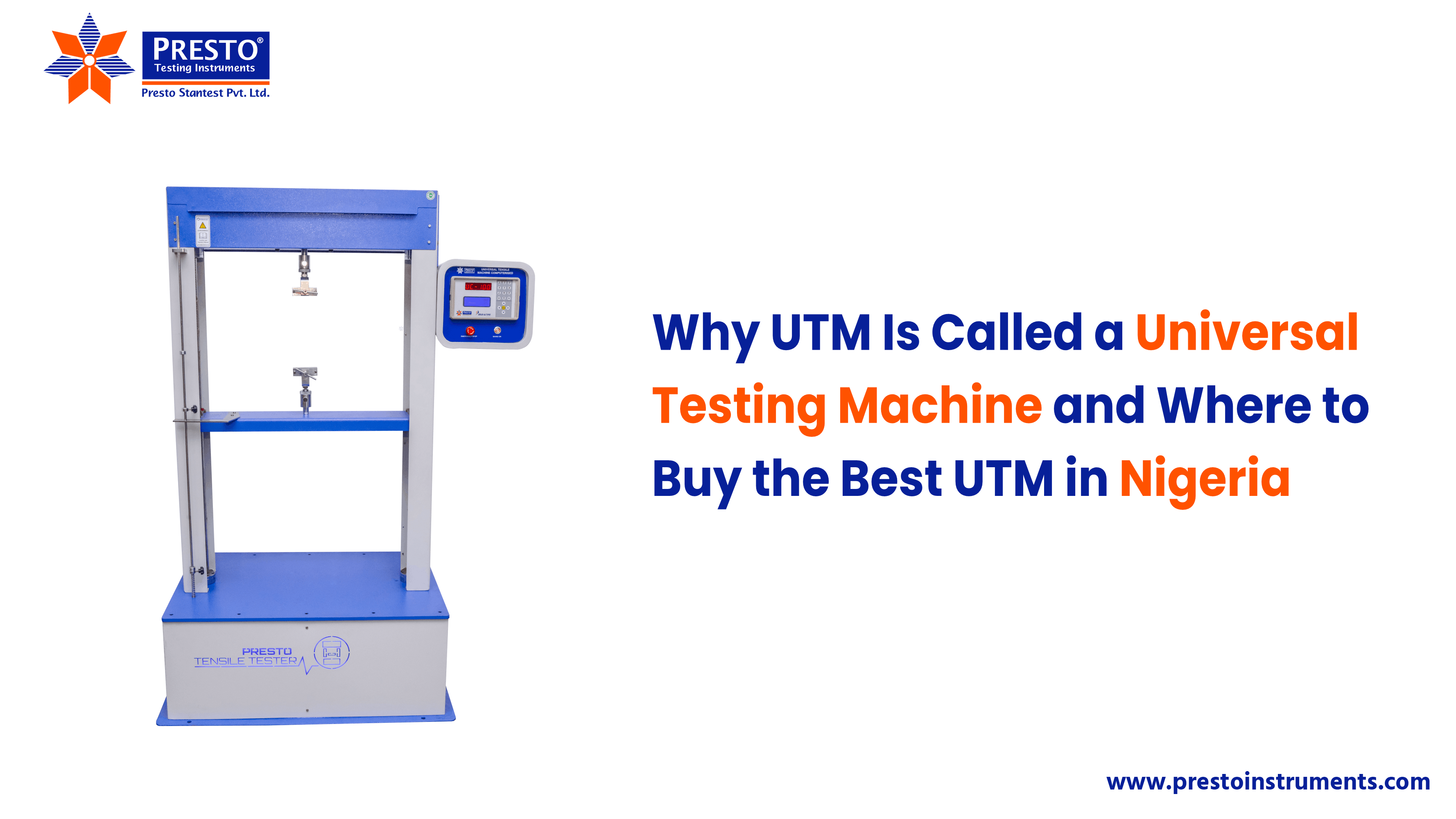 Why UTM Is Called a Universal Testing Machine and Where to Buy the Best UTM in Nigeria