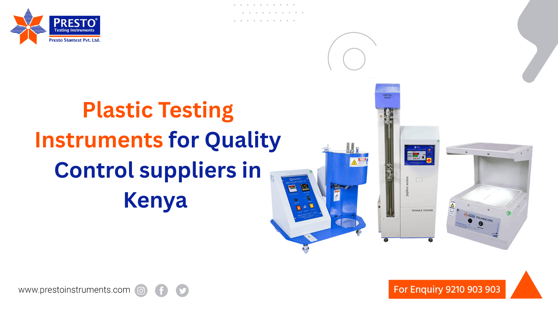 Plastic Testing Instruments for Quality Control suppliers in Kenya 