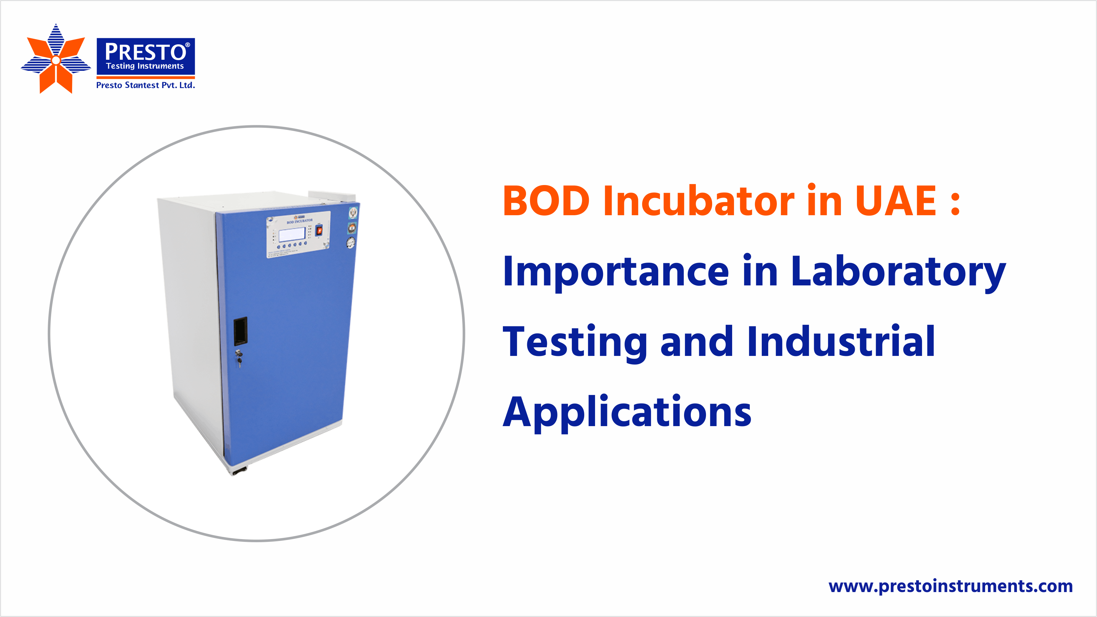 BOD Incubator in UAE: Importance in Laboratory Testing and Industrial Applications