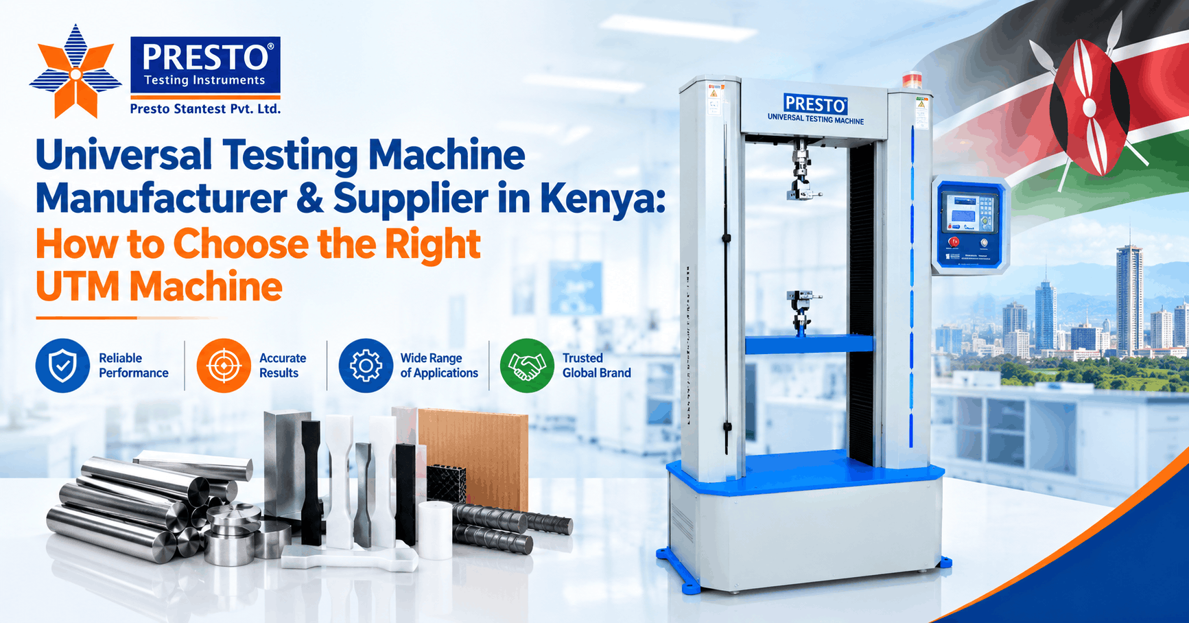 Universal Testing Machine Manufacturer & Supplier in Kenya: How to Choose the Right UTM Machine