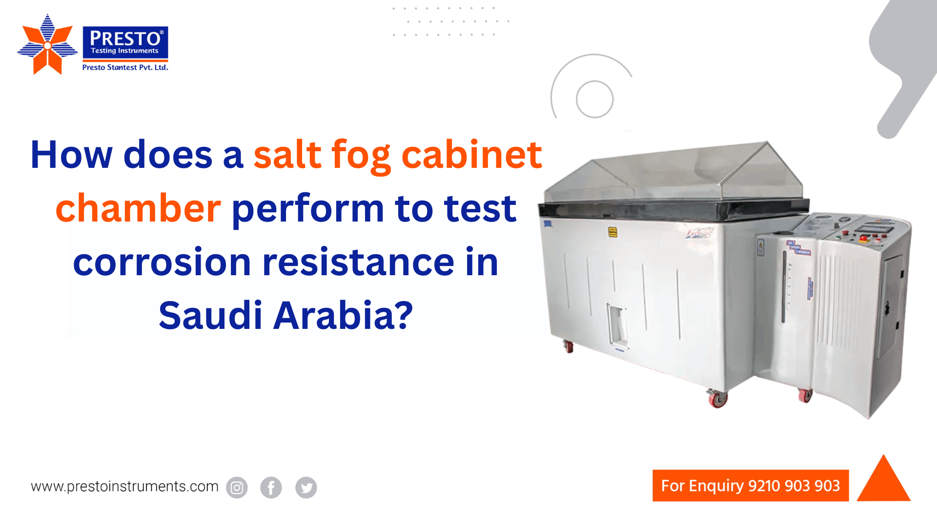 How does a salt fog cabinet chamber perform to test corrosion resistance in Saudi Arabia?