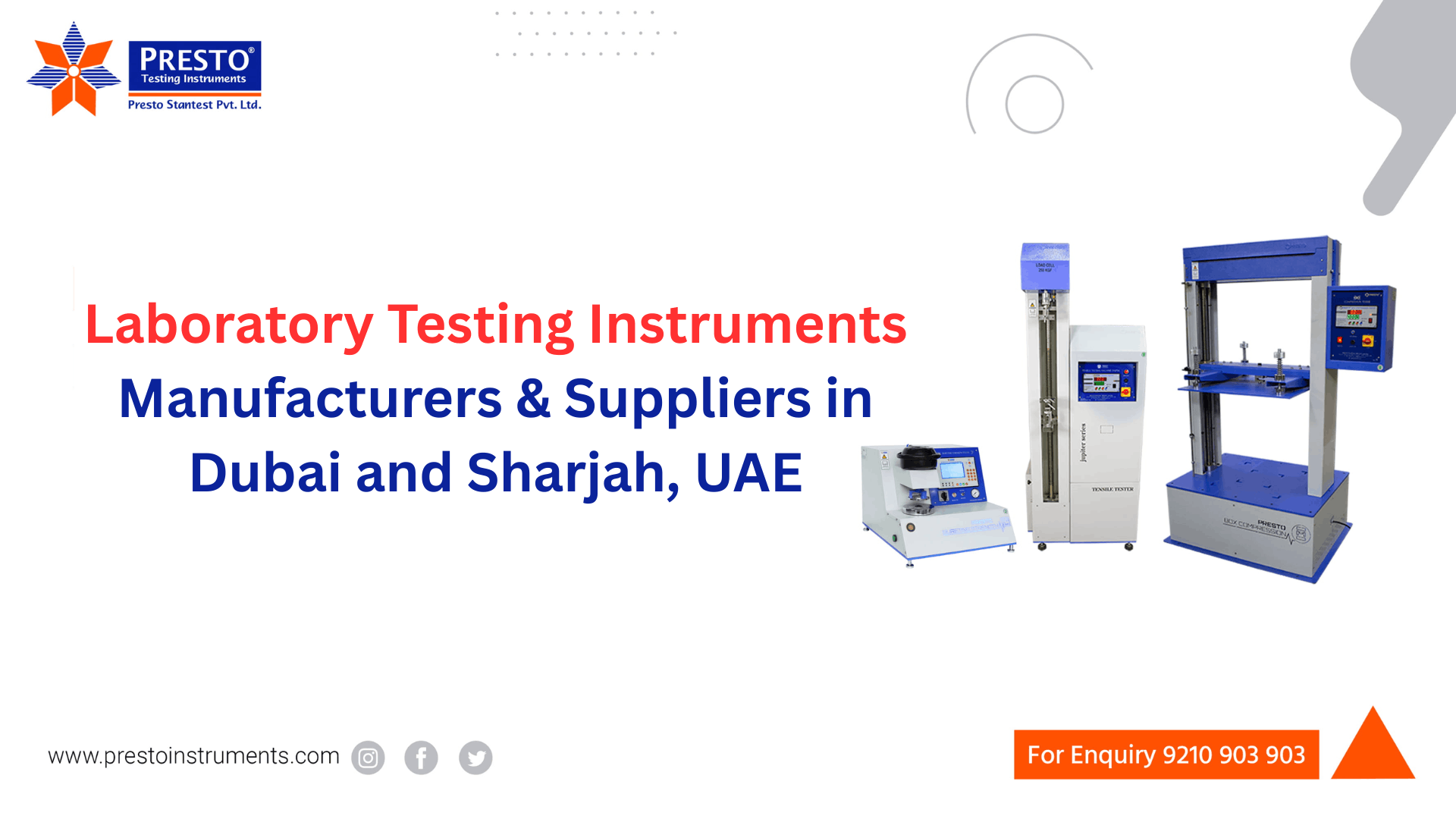 Laboratory Testing Instruments Manufacturers & Suppliers in Dubai and Sharjah, UAE