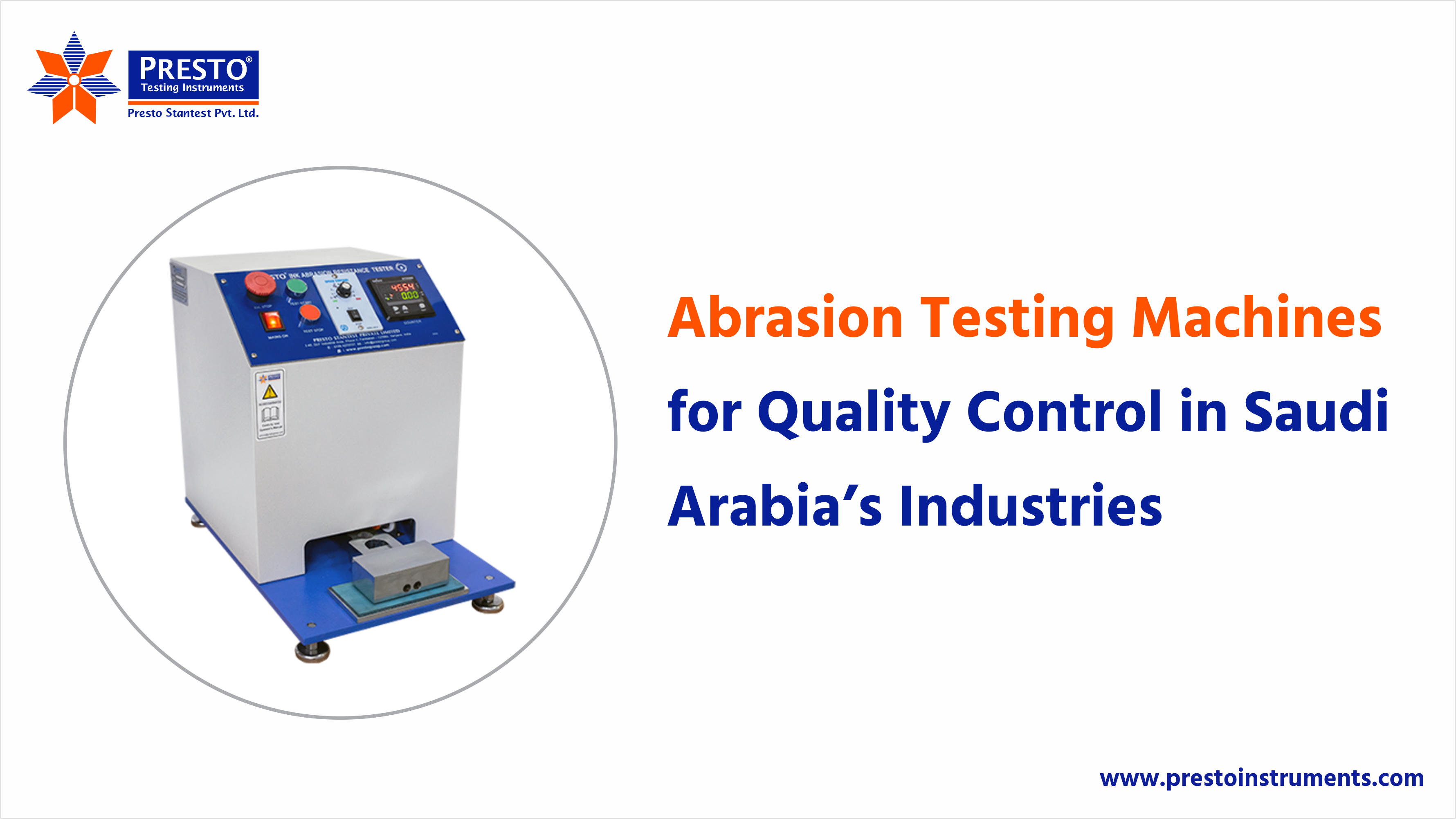 Abrasion Testing Machines for Quality Control in Saudi Arabia’s Industries