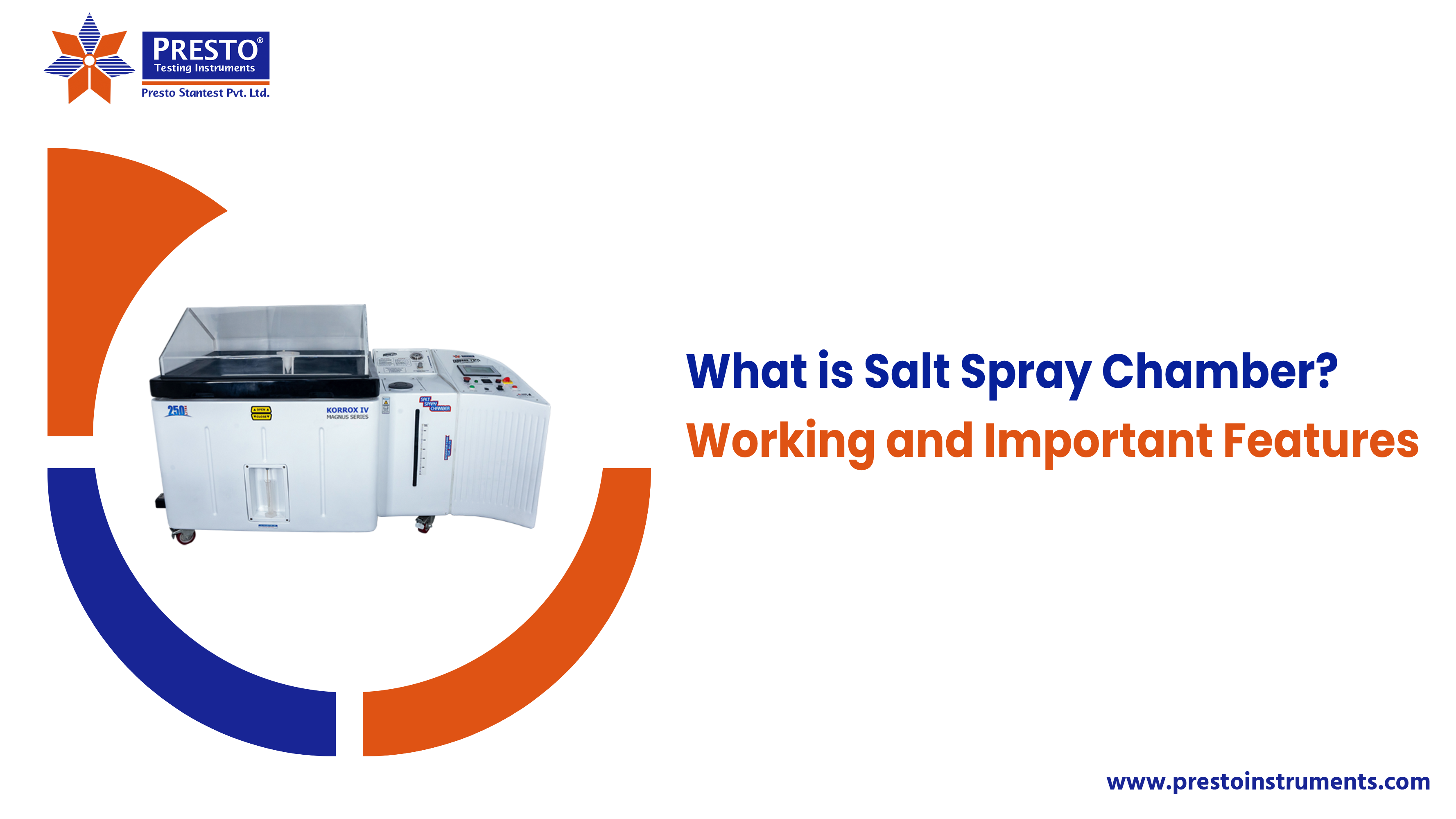 What is Salt Spray Chamber? Working and Important Features