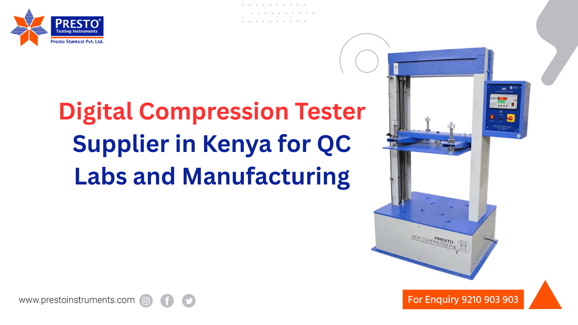Digital Compression Tester Supplier in Kenya for QC Labs and Manufacturing