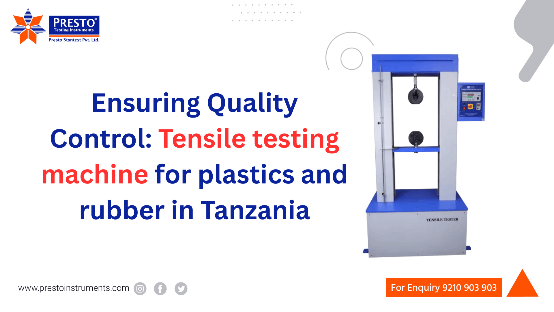 Ensuring Quality Control: Tensile testing machine for plastics and rubber in Tanzania