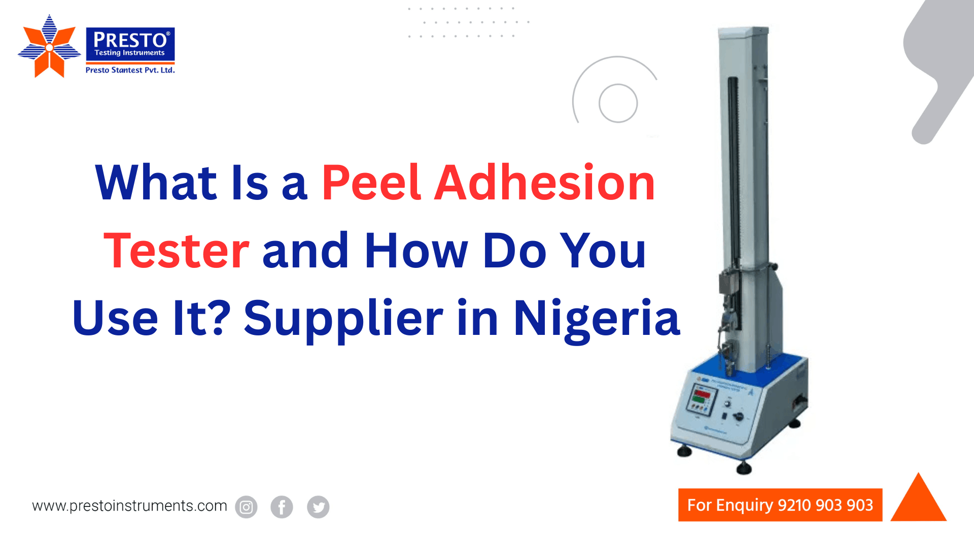 Peel Adhesion Tester in Nigeria — How It Works and Supplier Guide