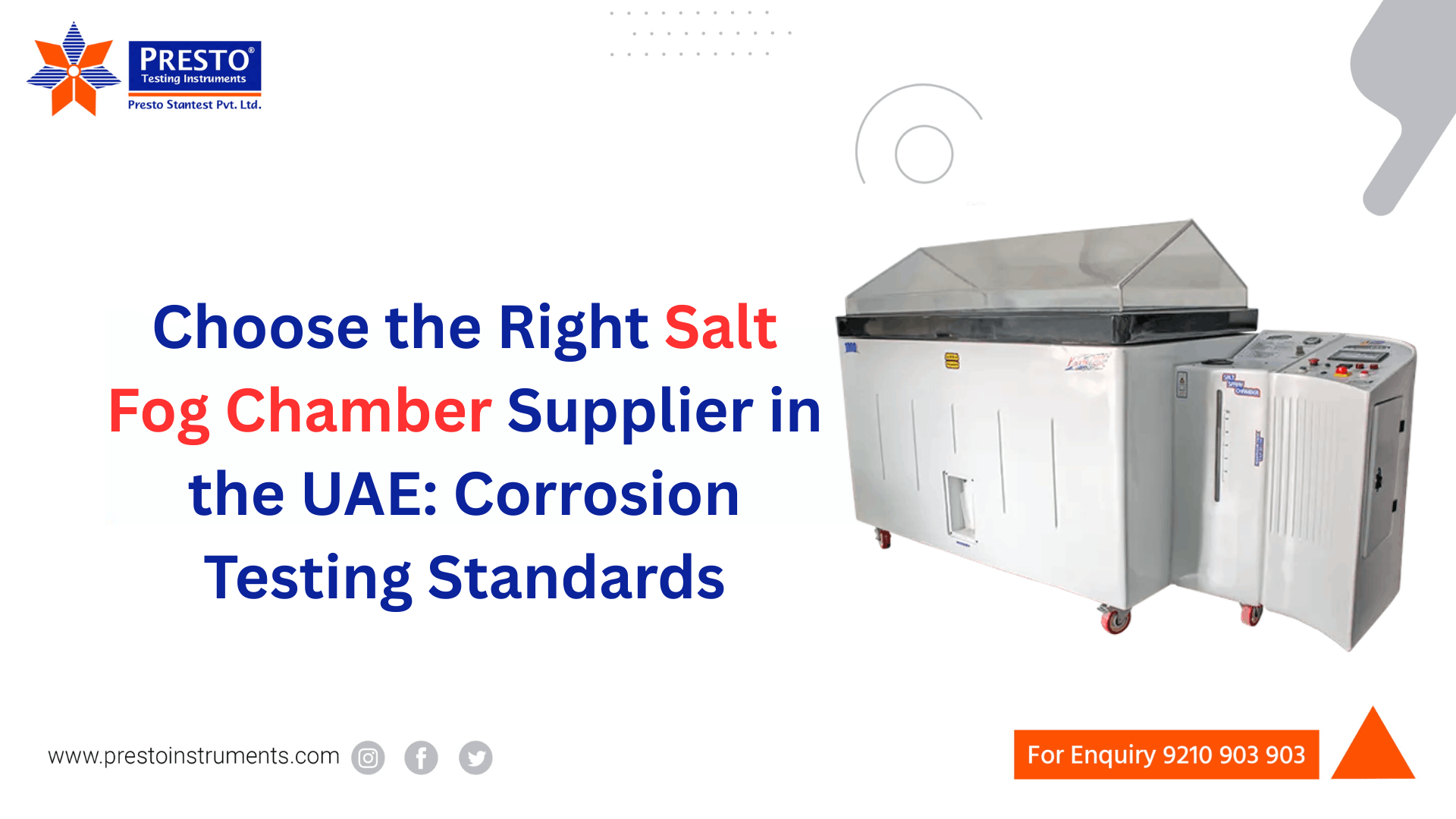 Choose the Right Salt Fog Chamber Supplier in the UAE: Corrosion Testing Standards